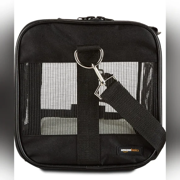 Amazon Basics Soft Sided Mesh Pet Travel Carrier Medium Size - Picture 5 of 13